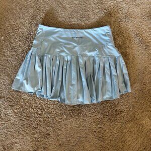 Light Blue Gold Hinge Skirt
